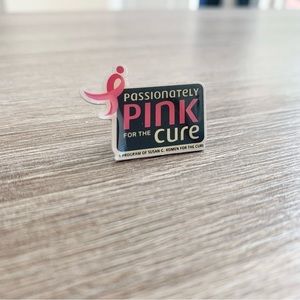 Breast Cancer Susan G. Komen Pink Ribbon Enamel Pin